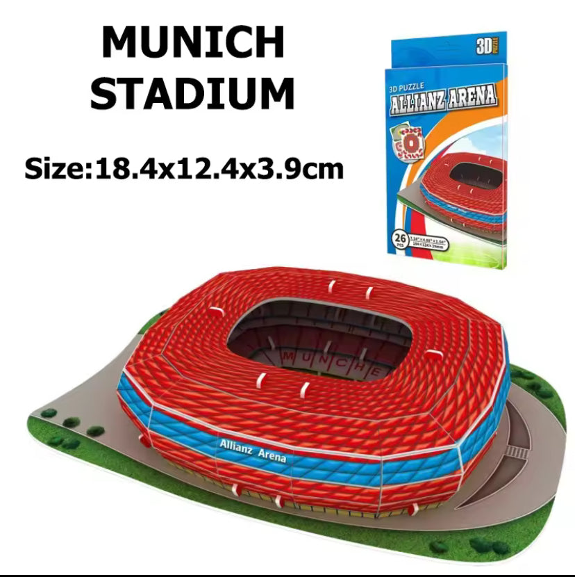 3D Futbol Stadyum Puzzle