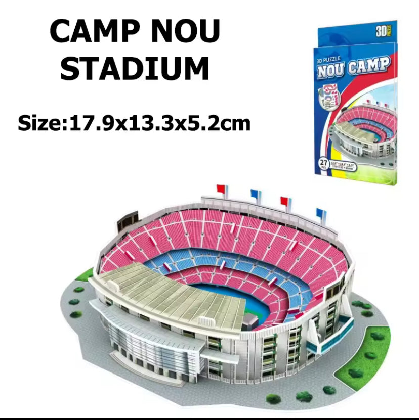 3D Futbol Stadyum Puzzle