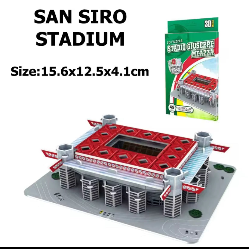 3D Futbol Stadyum Puzzle