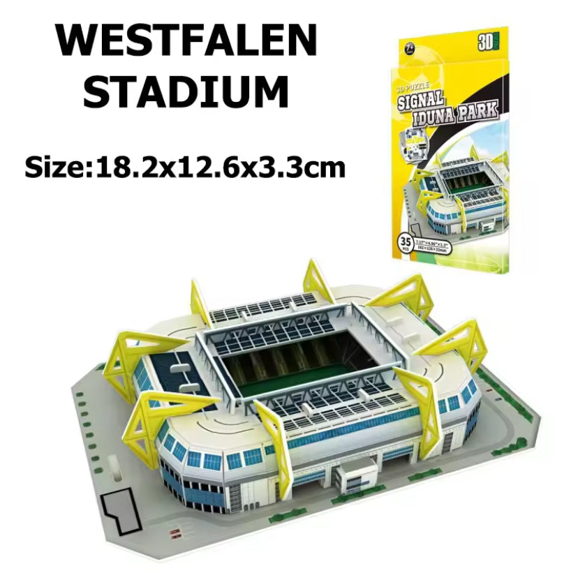 3D Futbol Stadyum Puzzle