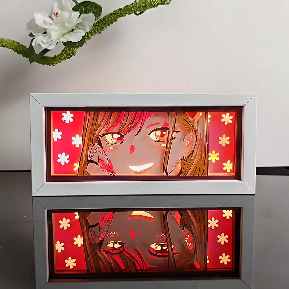Anime Figürlü Aydınlatmalı Dekor