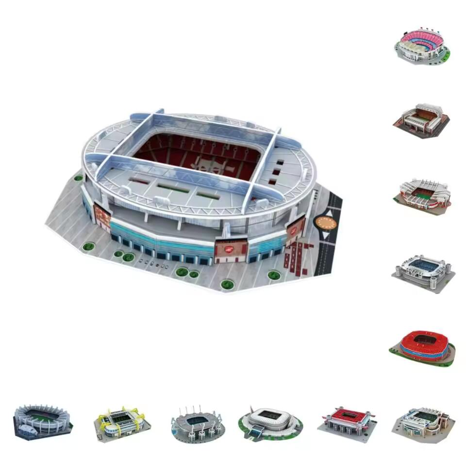 3D Futbol Stadyum Puzzle