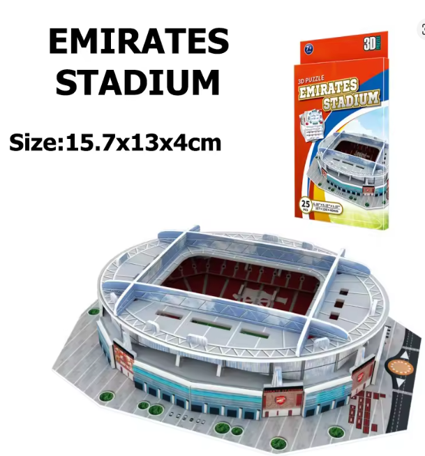 3D Futbol Stadyum Puzzle